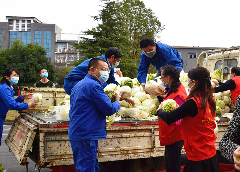 支持战疫保产 “衡阳群众”送上爱心蔬菜